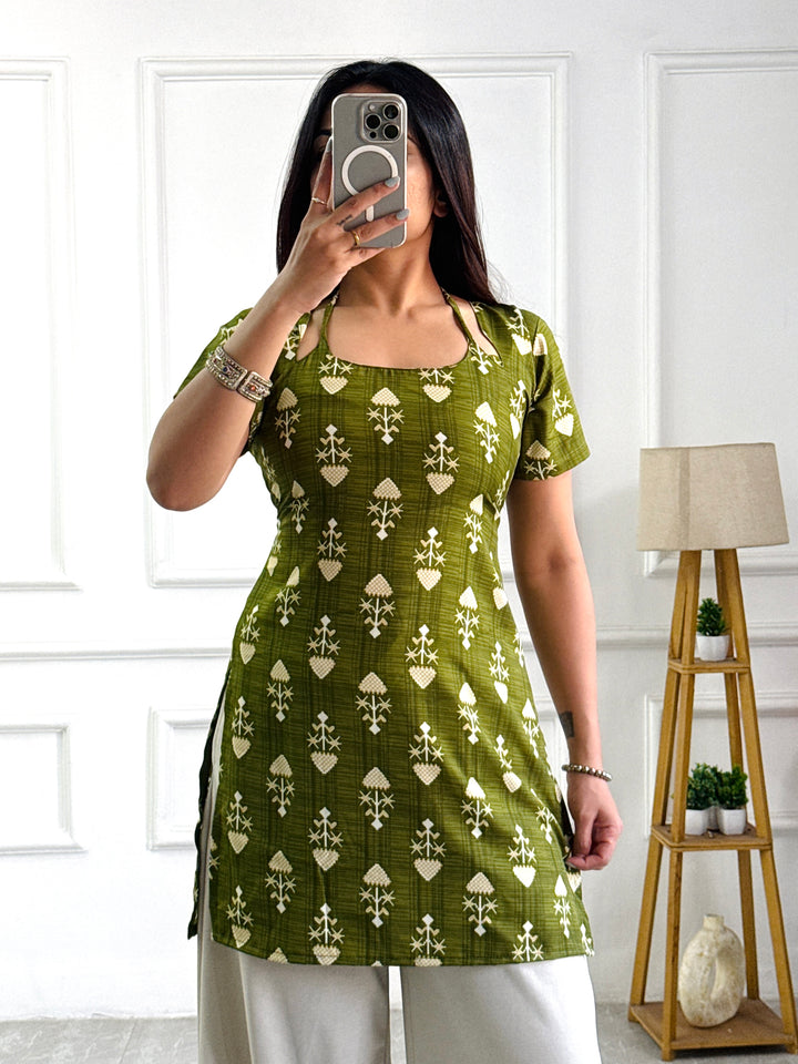 Ethnic Geometric Multi-Wear Tunic - Adjustable Fit