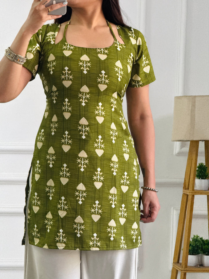 Ethnic Geometric Multi-Wear Tunic - Adjustable Fit