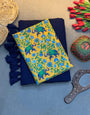 Luxury Modal Chanderi Saree with Tussled Pallu and Dual Blouse Option