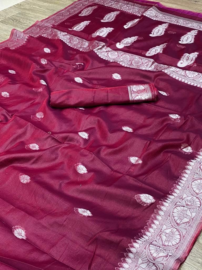 BOLLYWOOD HIT LINEN SOFT SAREE