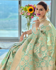 KANJIVARAM SOFT LICHI SILK SAREE