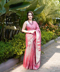 KANJIVARAM LUXURIOUS COMFORTABLE SOFT LITCHI SILK SAREE