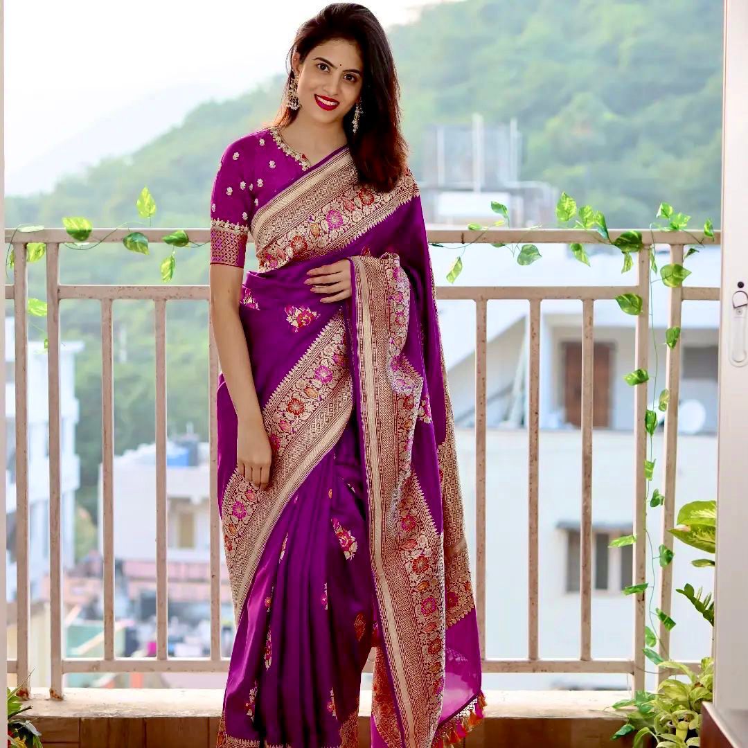 KANJIVARAM SOFT LICHI SILK SAREE