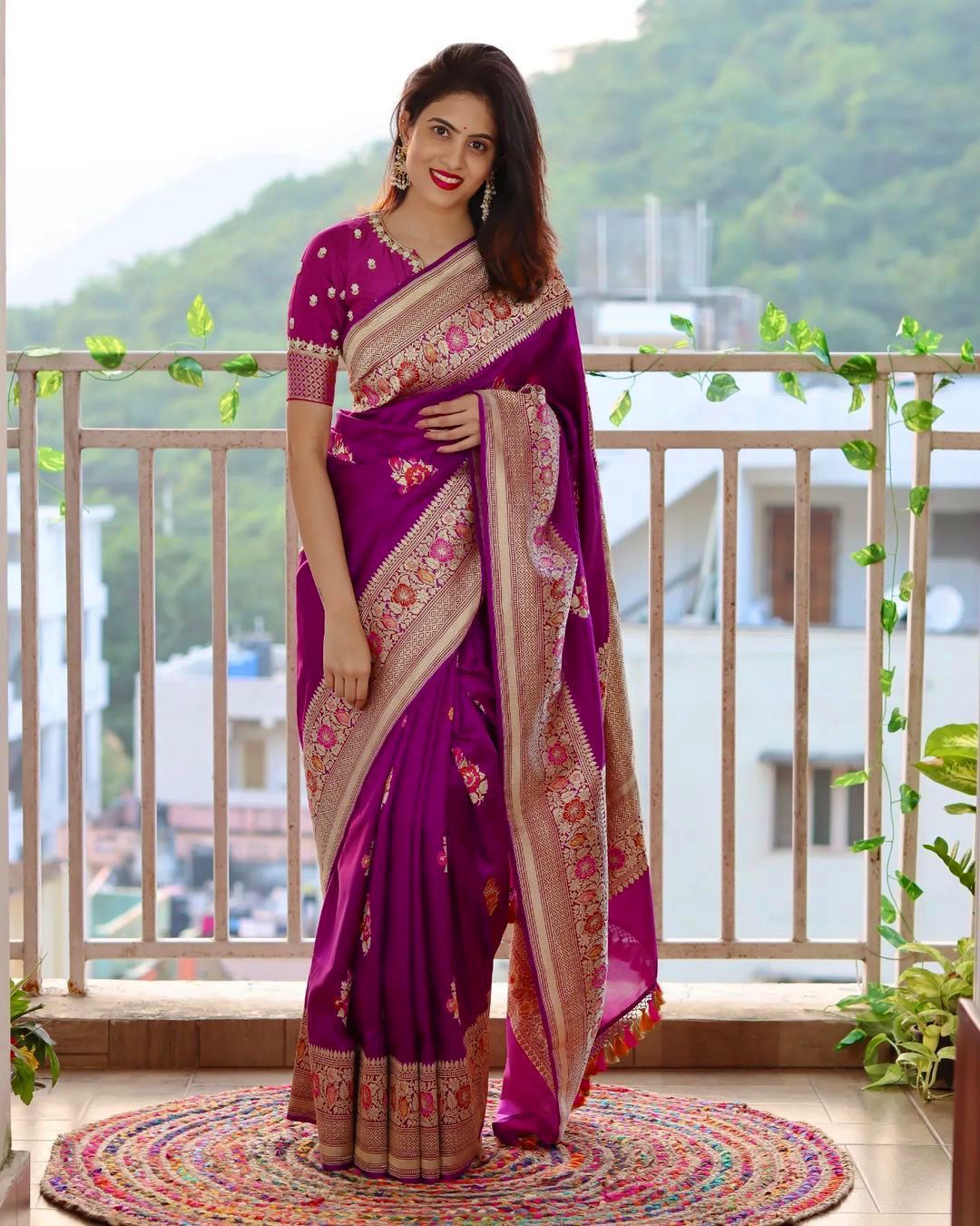 KANJIVARAM SOFT LICHI SILK SAREE