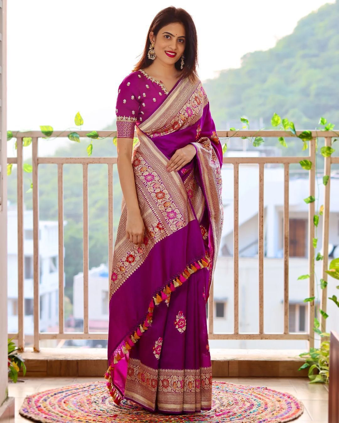 KANJIVARAM SOFT LICHI SILK SAREE