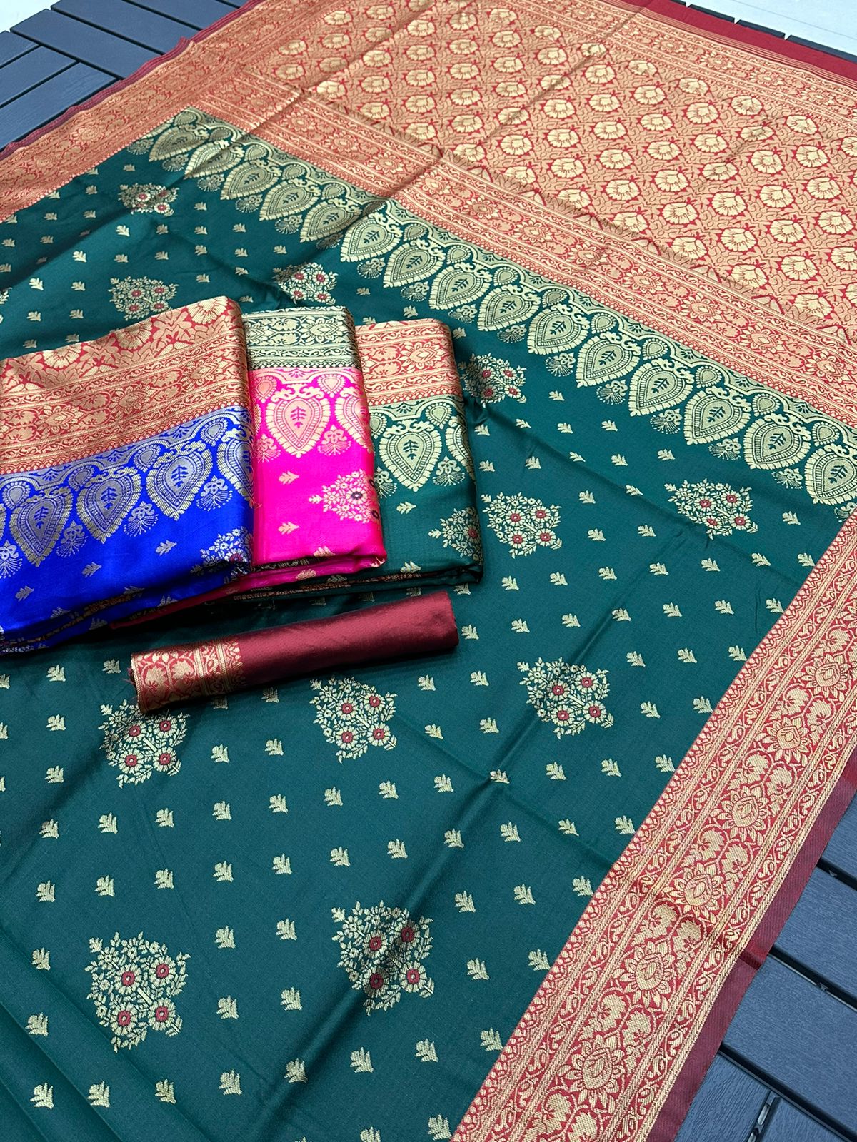 KANJIVARAM SOFT LICHI SILK SAREE