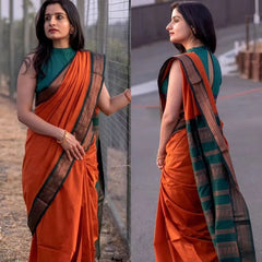 KANJIVARAM SOFT LICHI SILK SAREE