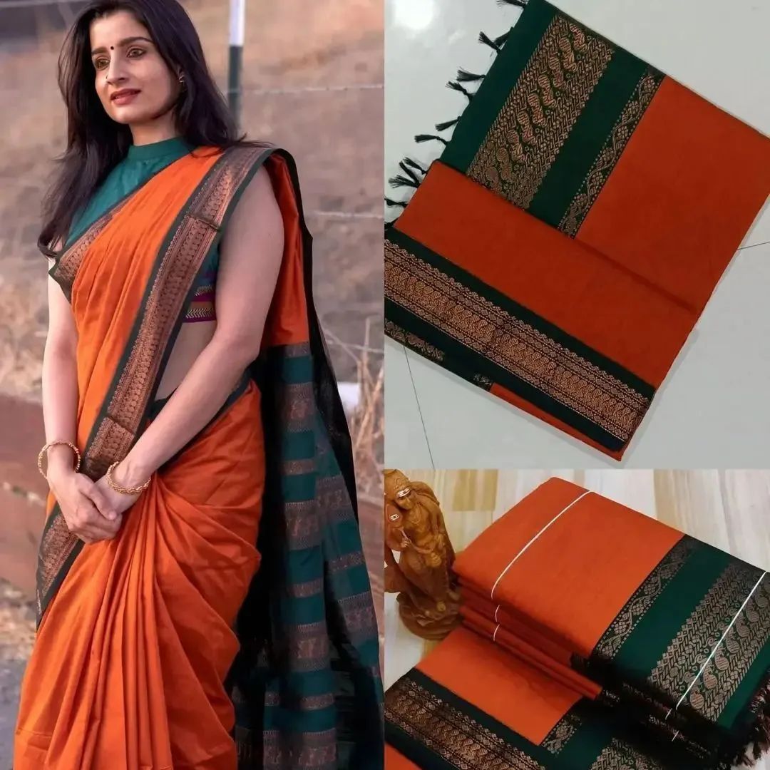 KANJIVARAM SOFT LICHI SILK SAREE