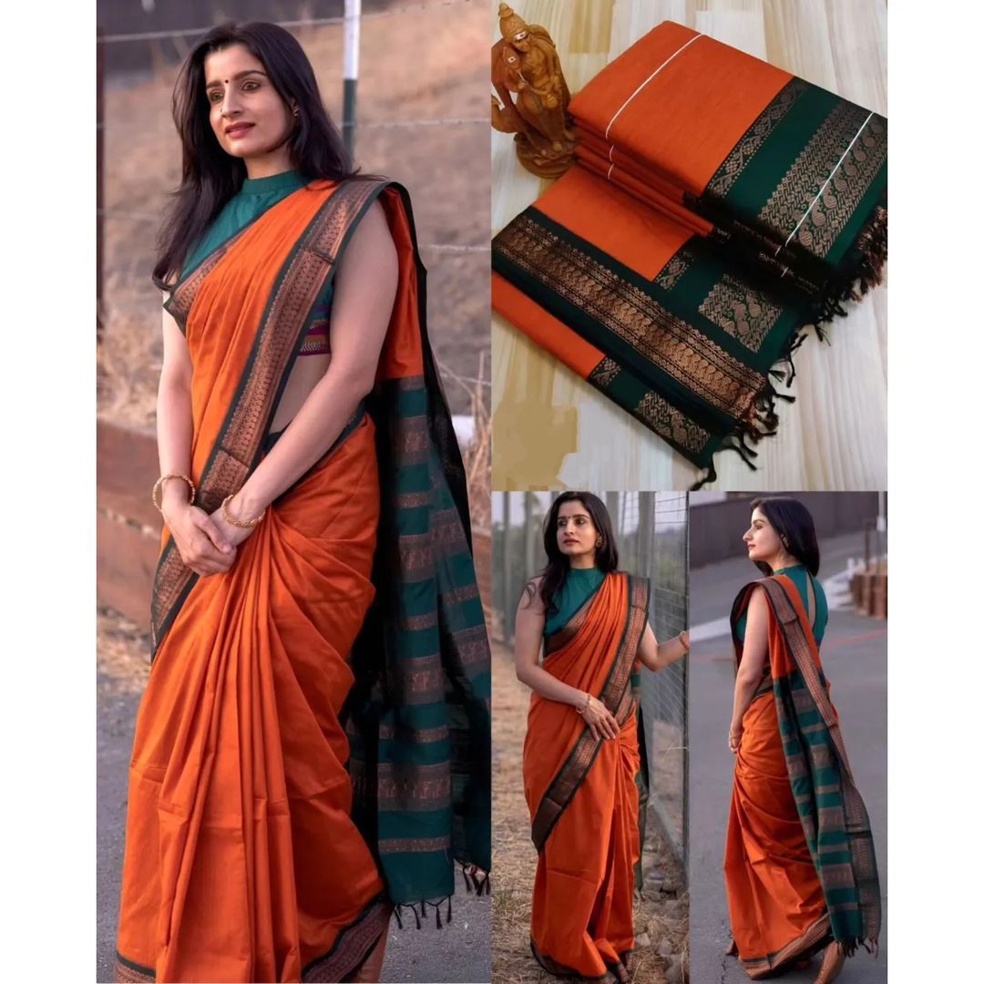 KANJIVARAM SOFT LICHI SILK SAREE