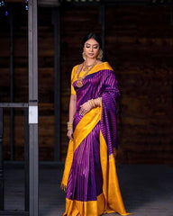 KANJIVARAM SOFT LICHI SILK SAREE