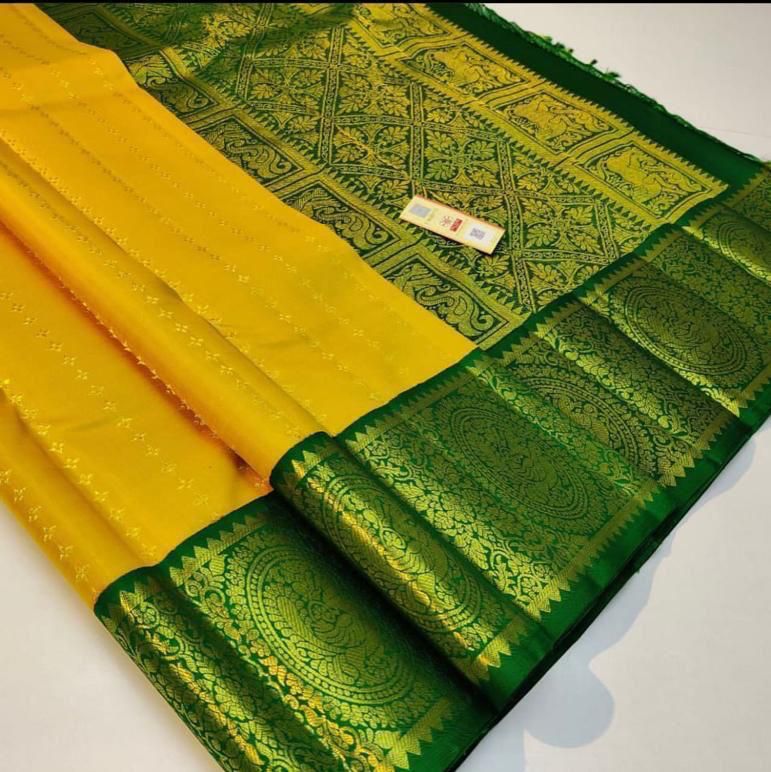 KANJIVARAM SOFT LICHI SILK SAREE