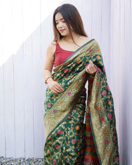 KANJIVARAM SOFT LICHI SILK SAREE