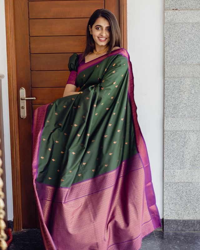 KANJIVARAM SOFT LICHI SILK SAREE