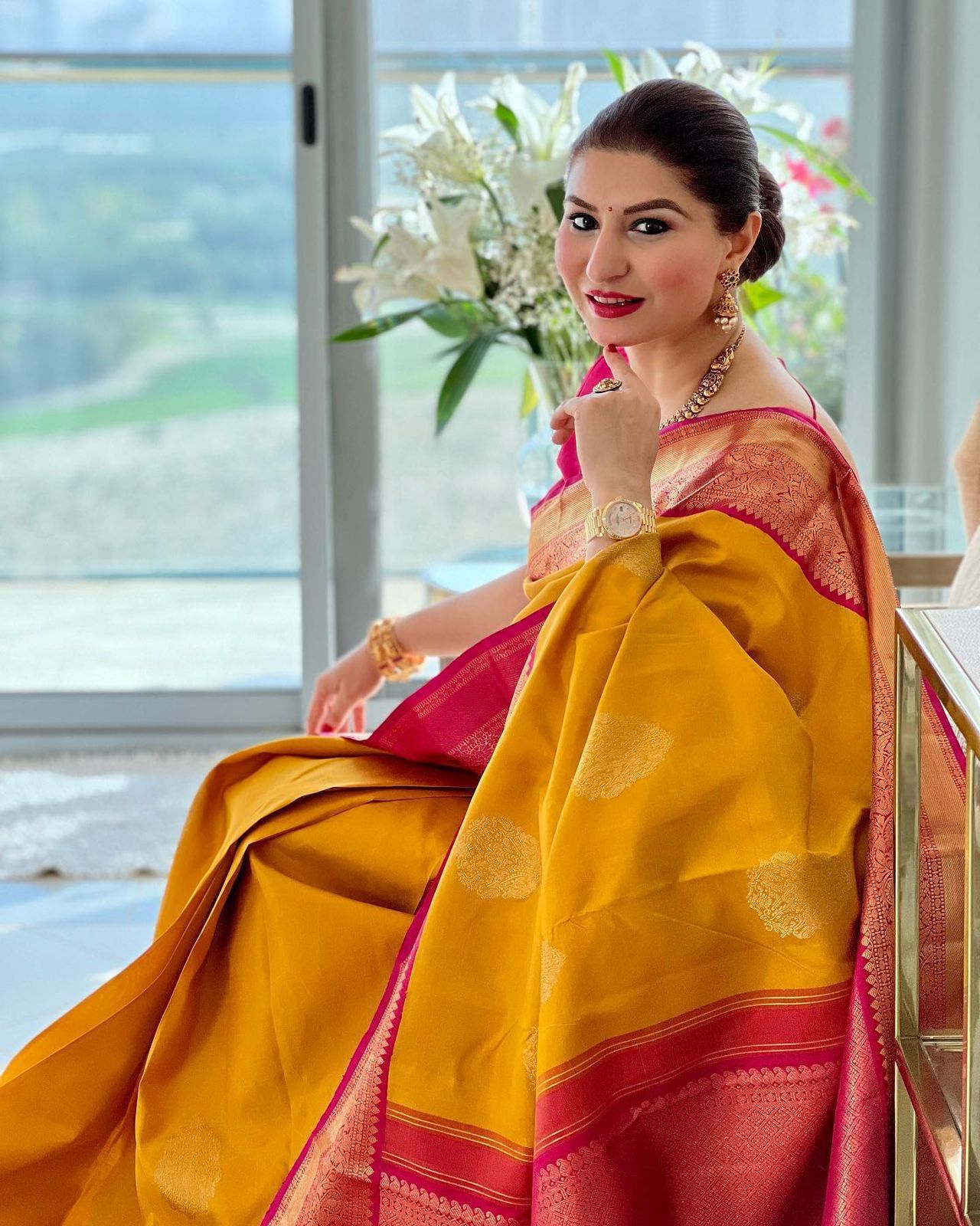 KANJIVARAM SOFT LICHI SILK SAREE