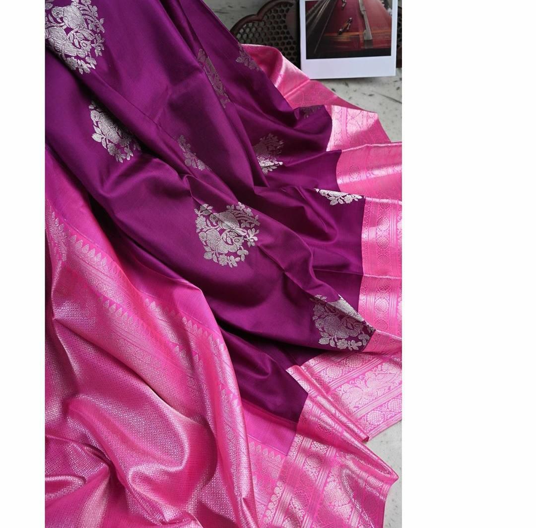 KANJIVARAM SOFT LICHI SILK SAREE