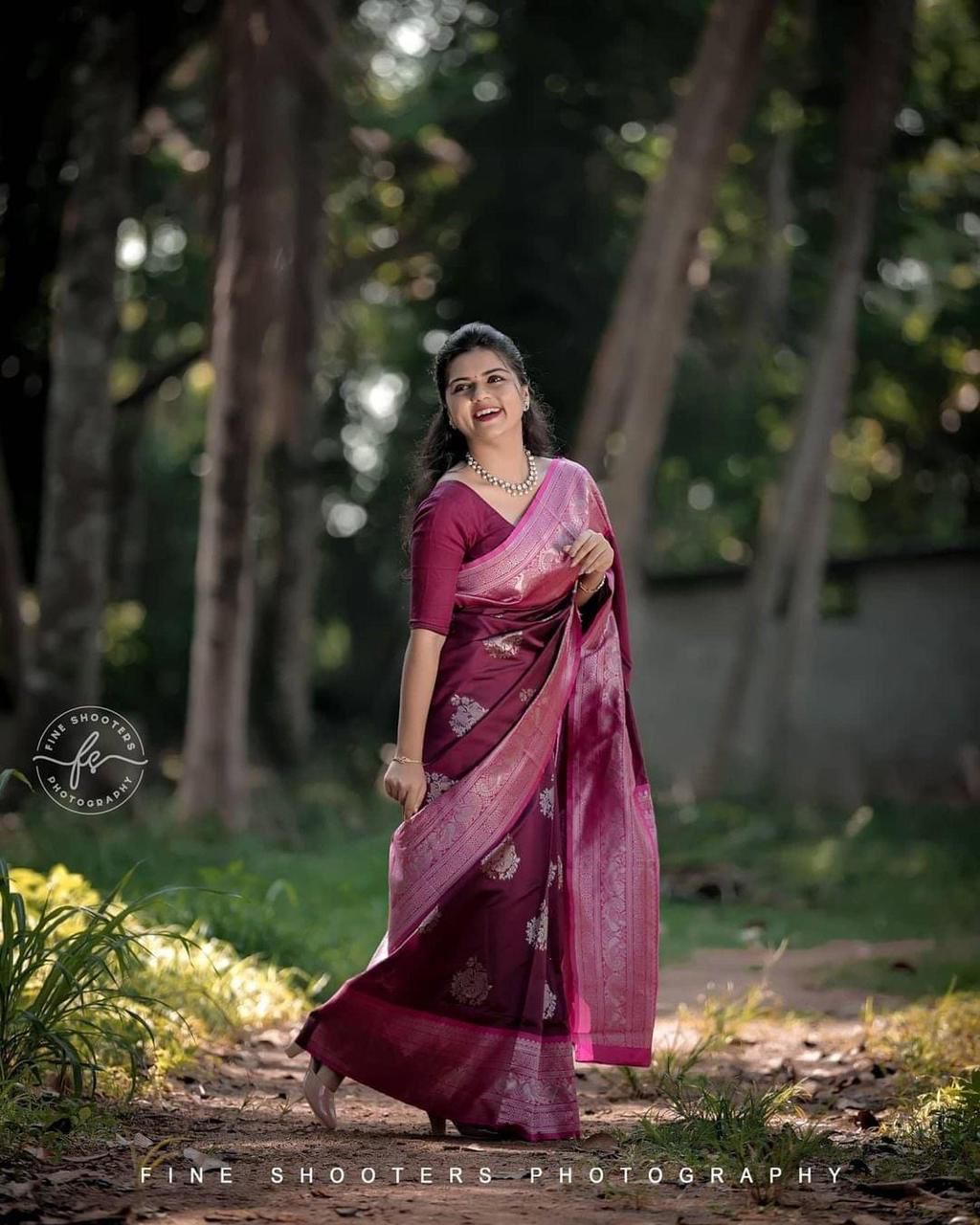 KANJIVARAM SOFT LICHI SILK SAREE