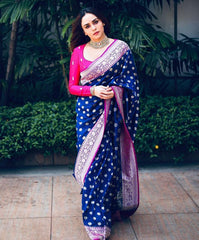 KANJIVARAM SOFT LICHI SILK SAREE