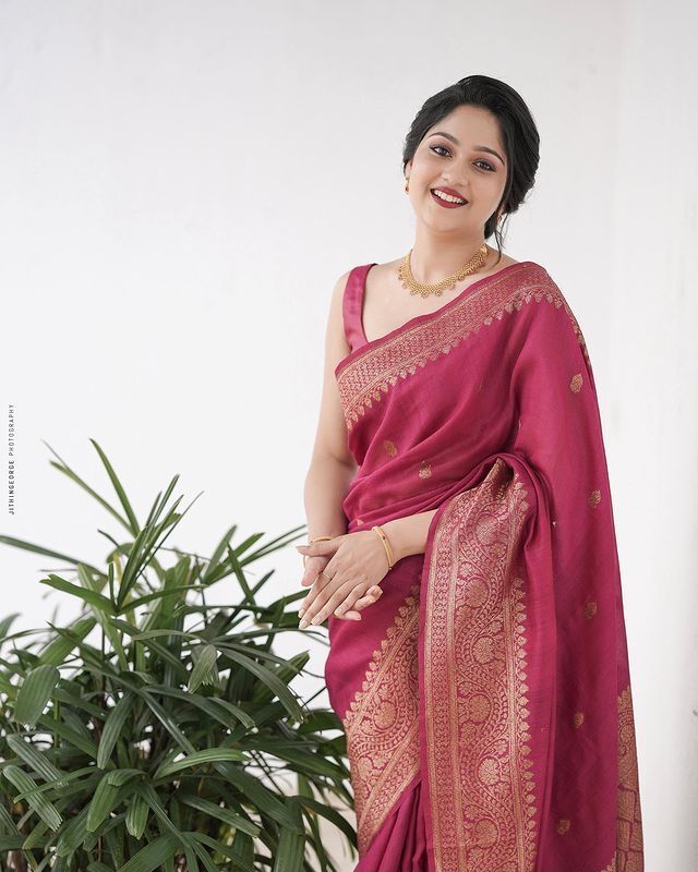 KANJIVARAM LUXURIOUS COMFORTABLE SOFT LITCHI SILK SAREE