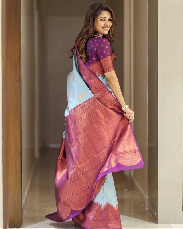 KANJIVARAM SOFT LICHI SILK SAREE