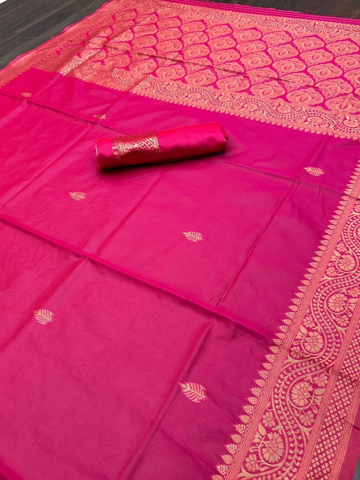 KANJIVARAM LUXURIOUS COMFORTABLE SOFT LITCHI SILK SAREE