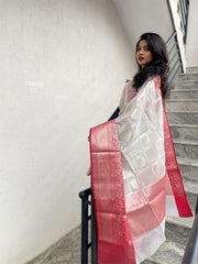 KANJIVARAM SOFT LICHI SILK SAREE