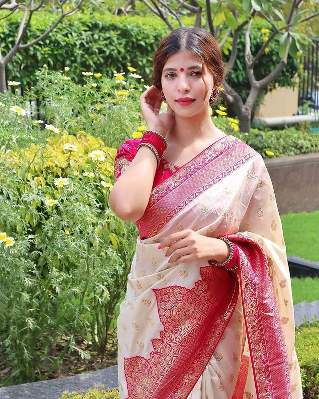 KANJIVARAM SOFT LICHI SILK SAREE