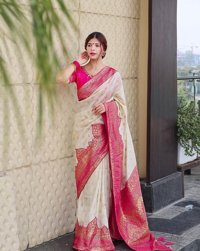 KANJIVARAM SOFT LICHI SILK SAREE