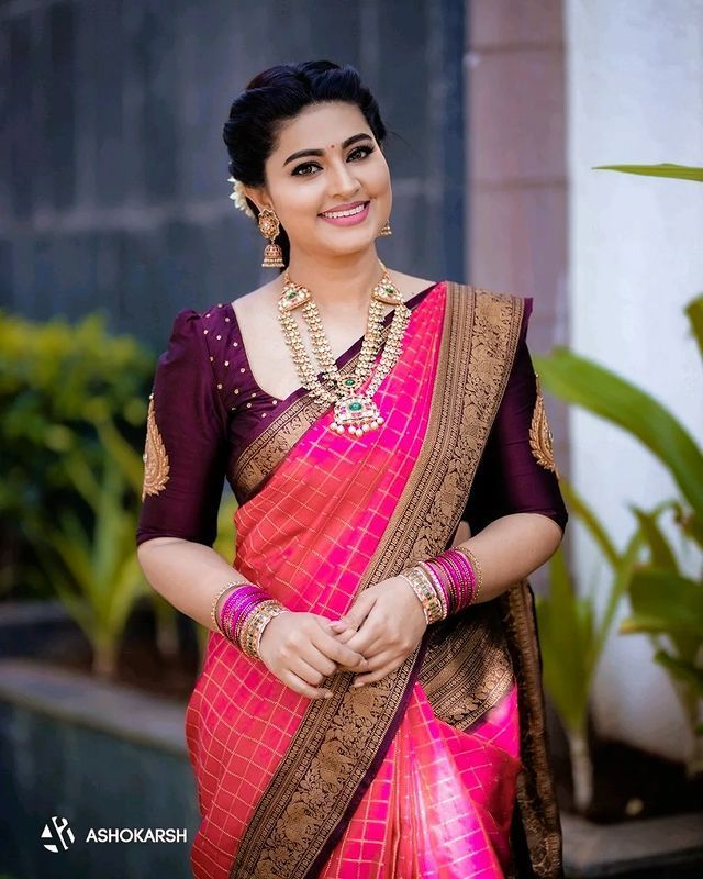 KANJIVARAM SOFT LICHI SILK SAREE