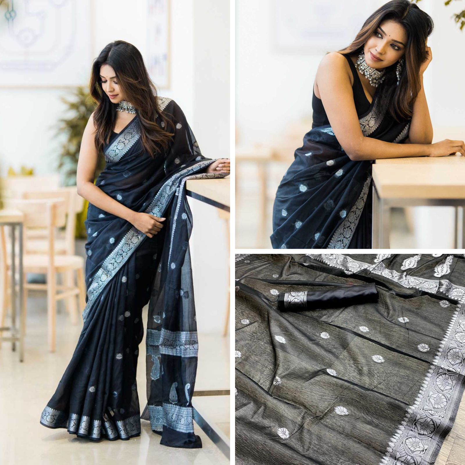 BOLLYWOOD HIT LINEN SOFT SAREE