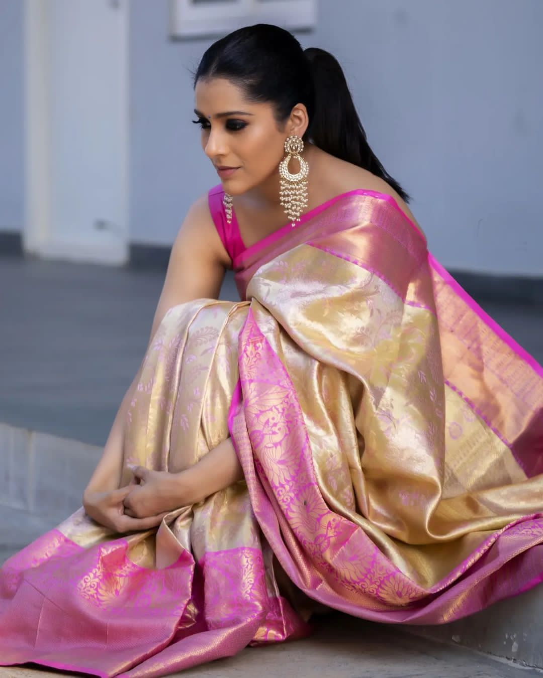 KANJIVARAM SOFT LICHI SILK SAREE