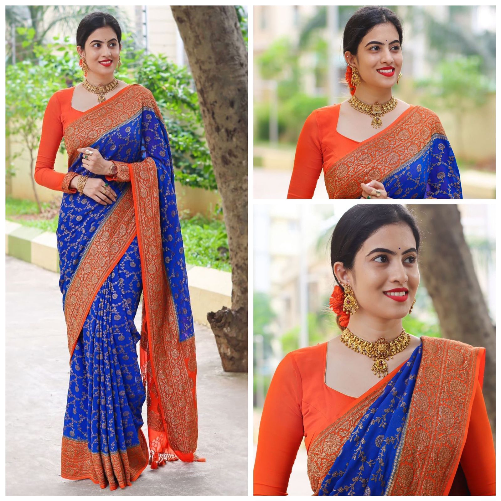 KANJIVARAM SOFT LICHI SILK SAREE