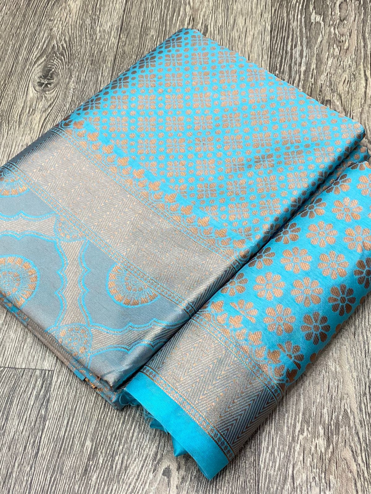 KANJIVARAM LUXURIOUS COMFORTABLE SOFT LITCHI SILK SAREE