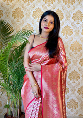 PURE BANARASI SILK SAREE WITH ZARI SILK