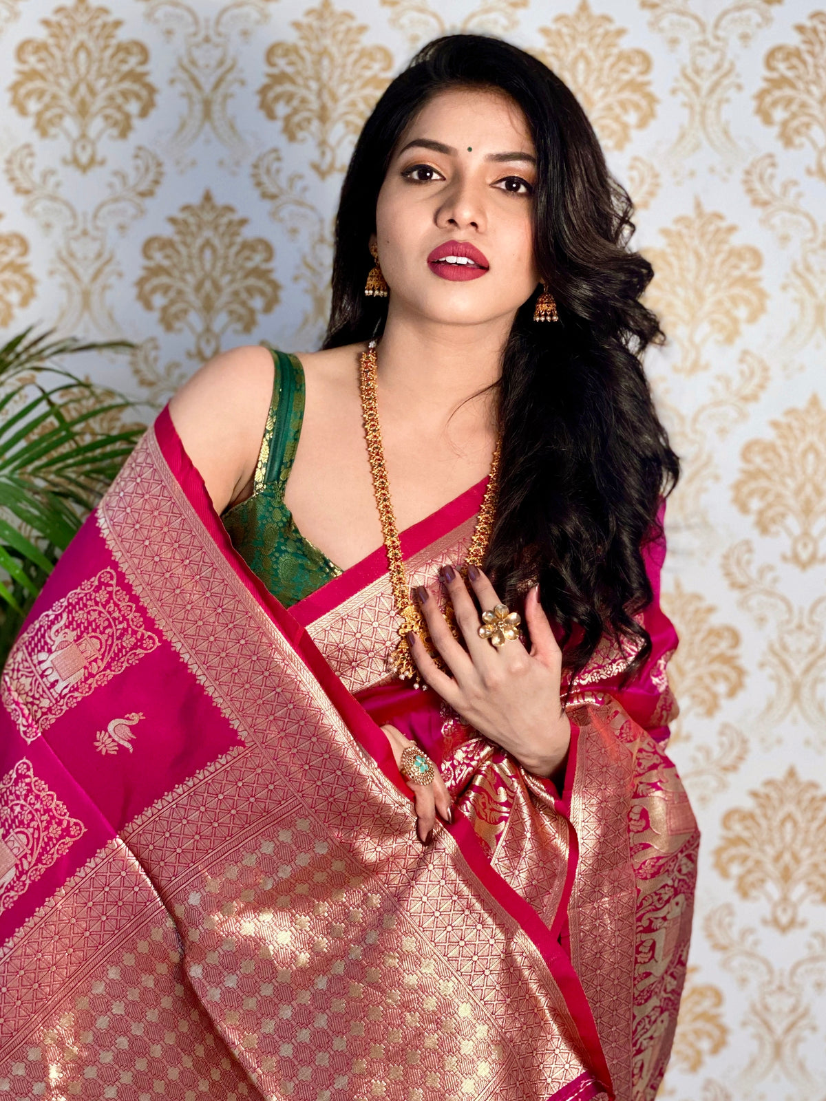 PURE BANARASI SILK SAREE WITH ZARI WEAVING