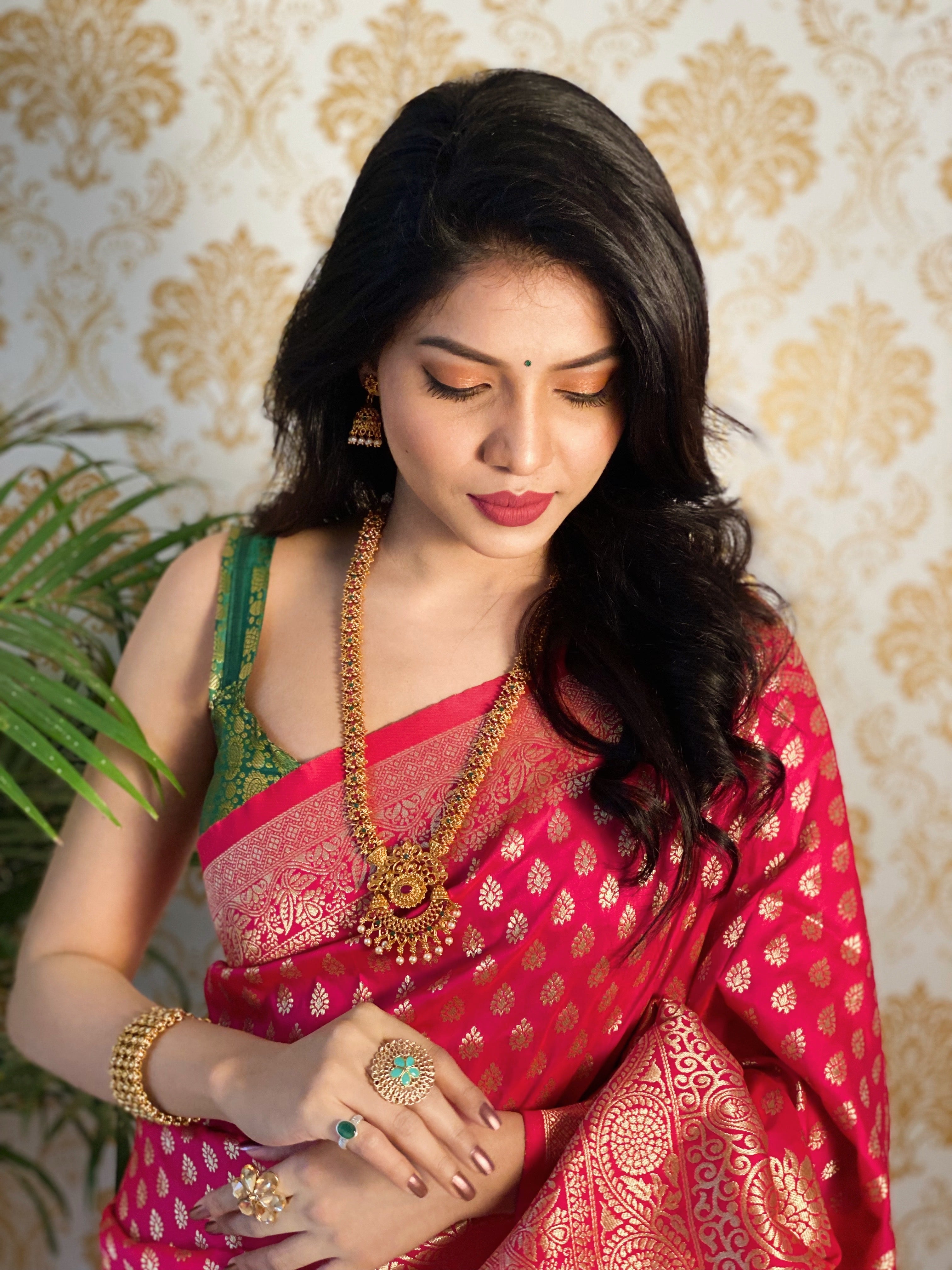 PURE BANARASI SILK SAREE WITH ZARI WEAVING