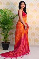 PURE BANARASI SILK SAREE WITH ZARI WEAVING