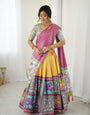 Ethnic Chic Kalamkari Lehenga for College Functions & Festive Days