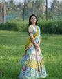 Classic Lehenga Choli Featuring Rich, Handcrafted Kalamkari Motifs