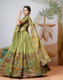 Artful Grace: Kalamkari Lehengas for the Modern Bride
