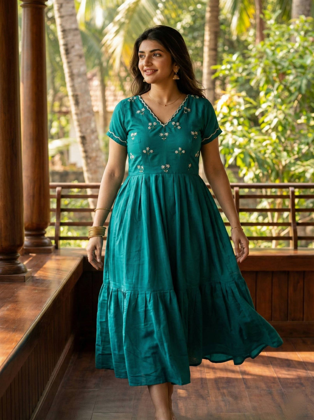 ethnic green dress Embrace Elegance with Green Indian Clothes