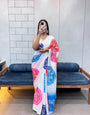 Festive Edition Bandhej Gaji Silk Saree with Gota Patti Butta and Designer Pallu