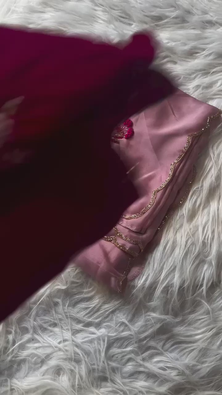 Festival Special Soft Two Tone Rangoli Silk Saree With Velvet 9000 Blouse