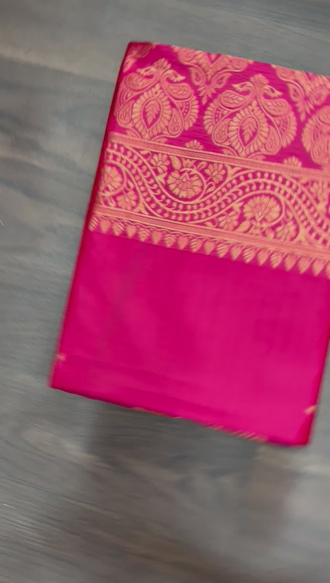KANJIVARAM LUXURIOUS COMFORTABLE SOFT LITCHI SILK SAREE
